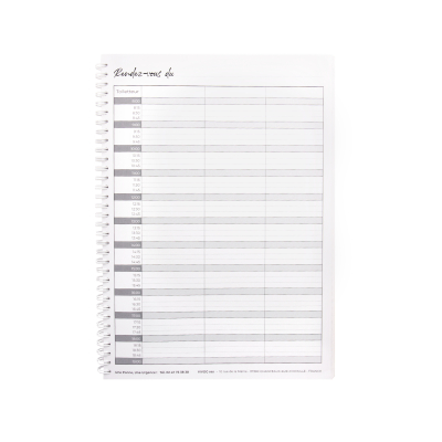 Carnet de rendez-vous de toilettage (200 pages)
