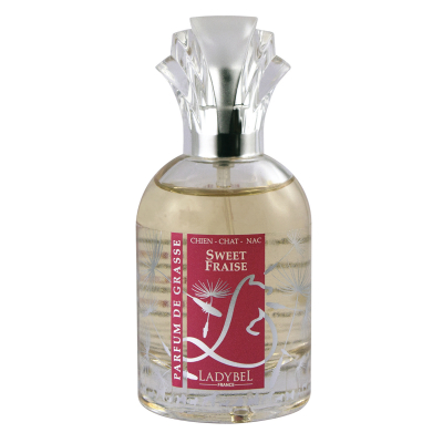 Spray parfum pour chien et chat - Sweet - Ladybel - Fraise - note bonbon fraise tagada