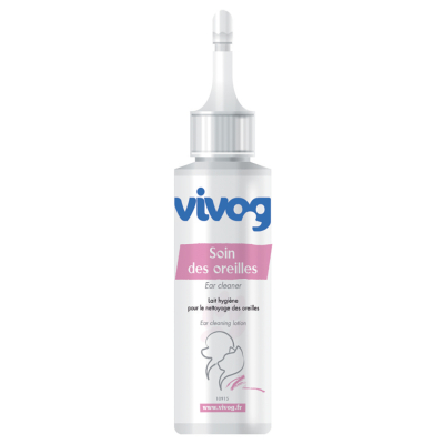 Lait soin des oreilles pour chiens et chat - huiles essentielles - Vivog
