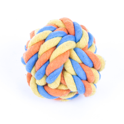 Balle en corde - Classique - 10cm - multicolore x 4