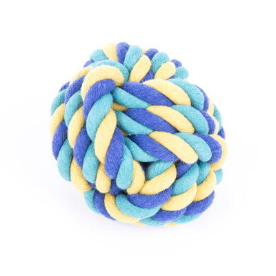 Balle en corde - Classique - 10cm - multicolore x 4
