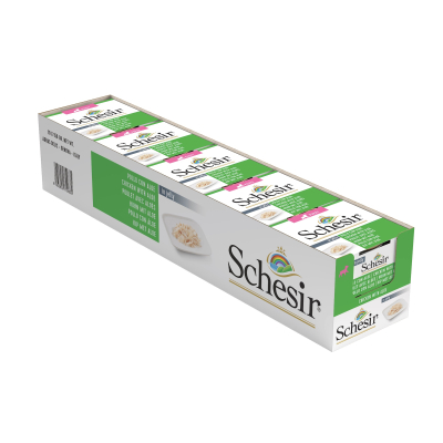 Schésir 10x150g Poulet aloès  Chiot en gelée