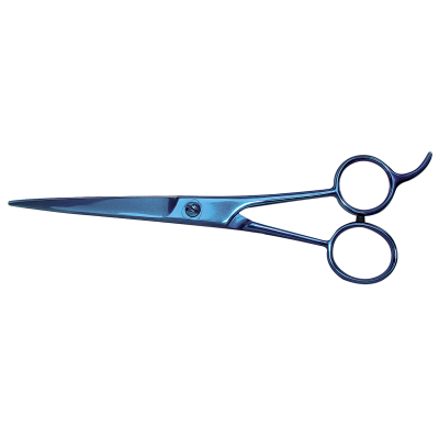 Ciseaux de toilettage droits XP353 - semi-professionnels - Optimum Blue Ray - 19 cm