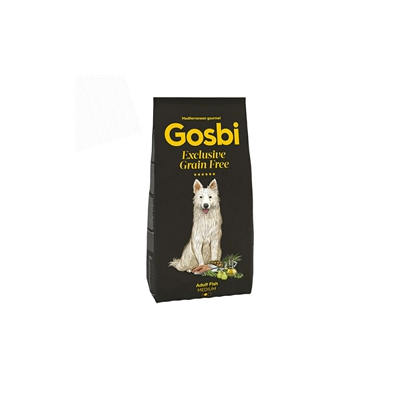 Gosbi Exclusive Grain Free Adult Fish Medium Kibble - 3kg x 1