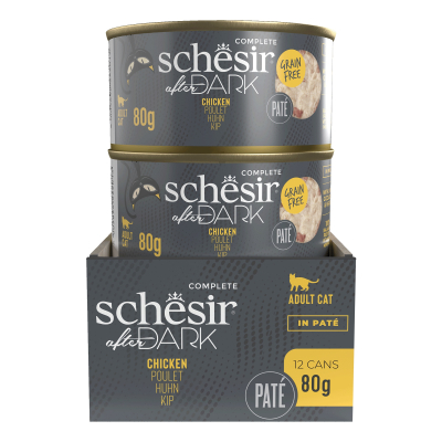 Schesir After Dark - 80g - Paté - Poulet x12