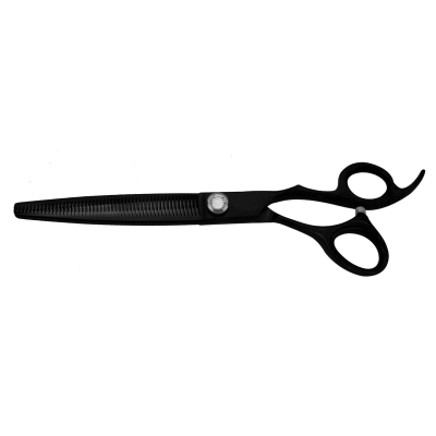 Ciseaux de toilettage sculpteurs XP806  - professionnels - Optimum Black Titanium - 19 cm