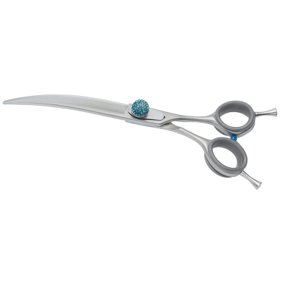 Ciseaux de toilettage courbes XP925 - Professionnels - Diamond Optimum - 19 cm