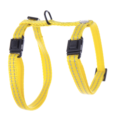 Harnais chat en nylon - Flash - 35/50cm - 1cm - jaune x 1