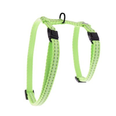 Harnais chat en nylon - Safety - 35/50cm - 1cm - vert PCB 1