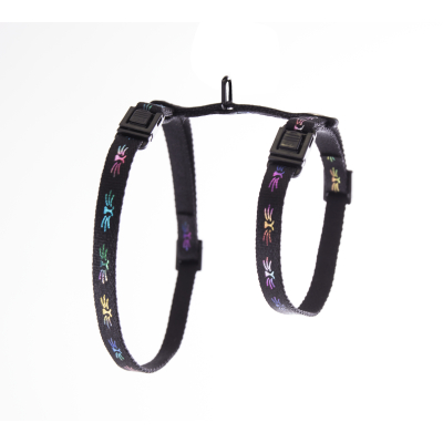 Harnais chat en nylon - Frimousse - 35/50cm - 1cm - noir 1