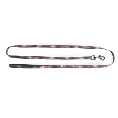 Laisse chat en nylon - Croix - 1m20 - 1cm - rouge x 1