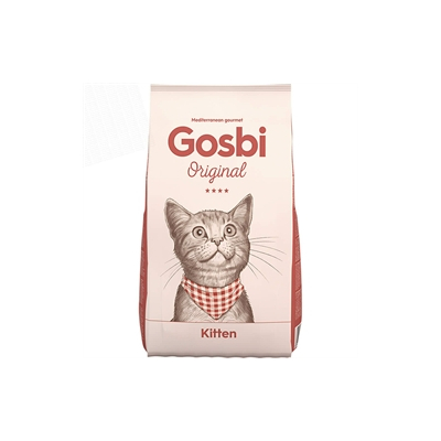 Gosbi Original Cat Kitten Kibble - 1kg x 1