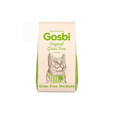 Gosbi Original Cat Grain Free Sterilized Kibble - 1kg x 1