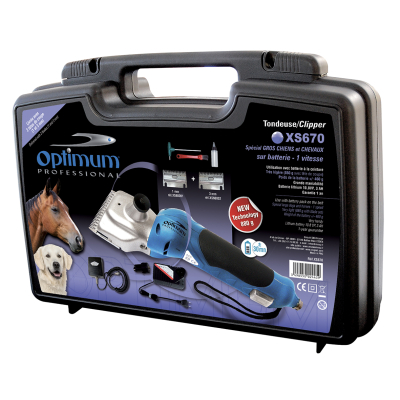 Tondeuse de toilettage gros chiens, bovins, chevaux - Optimum XS670 sans fil