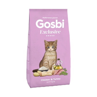Gosbi Exclusive Chicken & Turkey Kitten Kibble - 400g 1