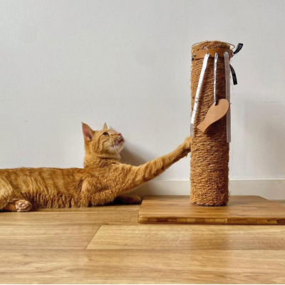 Jouet Cuir pour Chat L'enroulé