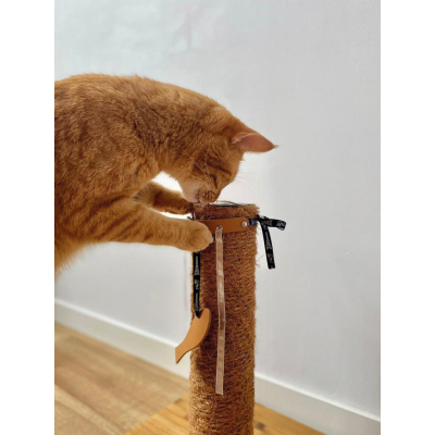 Jouet Cuir pour Chat L'enroulé