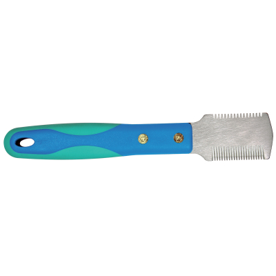 Trimmer classique - Vivog - Droitier - Trimmer lame courte (4,5 cm) double fonction : dents moyennes pour l’épilation du corps et les gros travaux ; dents fines pour l’épilation de la tête, des oreilles et les travaux de finition.