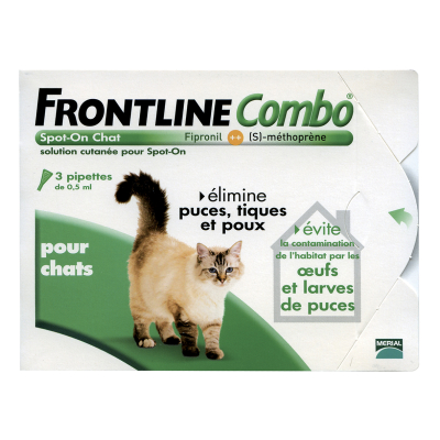 Pipette antiparasitaire - Frontline Combo chat - 6 pipettes