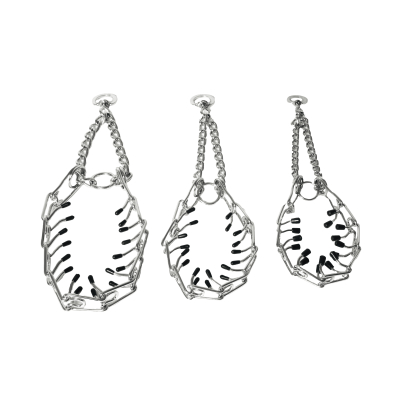 Collier Education Torquatus chromé - 3mm - 53 cm