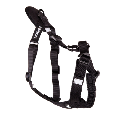 Harnais canicross en nylon - Canicross basic - L - 15<25kg - noir 1