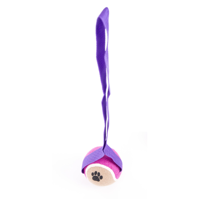 Balle de tennis avec sangle - 6.5cm - multicolore x 4