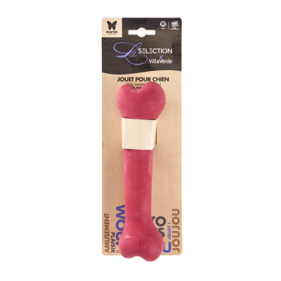 Os résistant en caoutchouc - Rubb'n'Red - XL - 22cm - rouge - 1