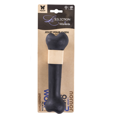 Os résistant en caoutchouc - Rubb'n'Black - XL - 22cm - noir  x 1