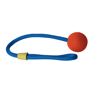 Balle en caoutchouc avec corde - Rubb'n'Color - L - 7cm - multicolore 1