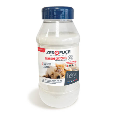 Terre de Diatomée Zéro puces - Poudreur (500 g)