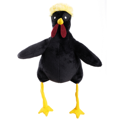 Jouet peluche pour chien - Coq noir