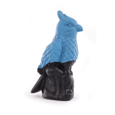 Latex toy - Bird Collection - Blue/black parrot