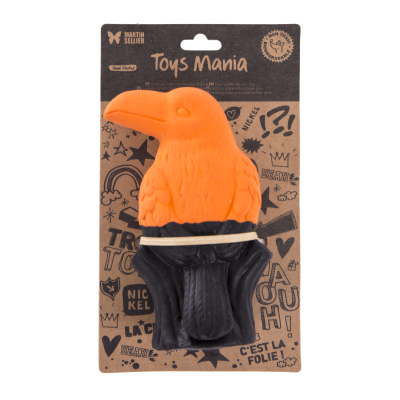 Latex toy - Bird Collection - Orange/black toucan