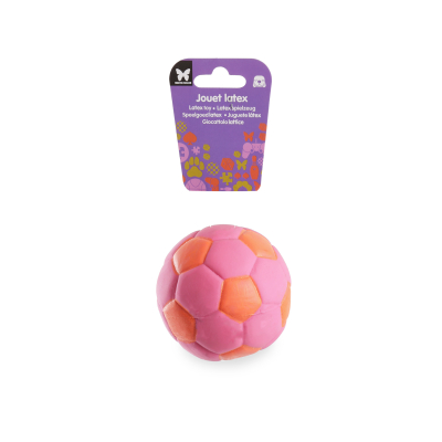 Latex football - pink/orange