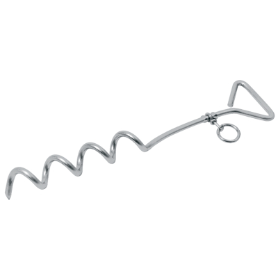 Piquet d'attache Tire bouchon