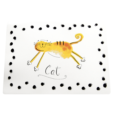 Set de table opaque blanc CAT