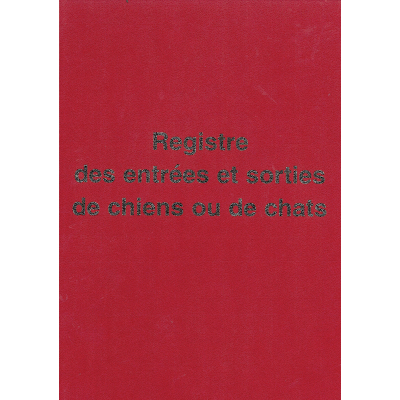 Registre des entrées et sorties pour élevage