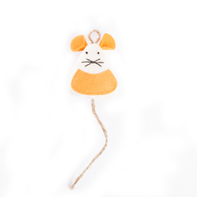 Cat toy - Beige mouse