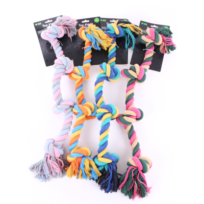 Dog Toy - Pack of 4 Four-Knot Ropes