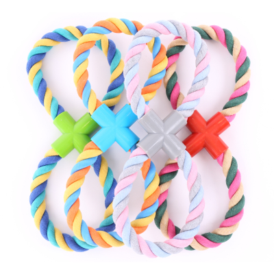 Dog toy - Pack of 4 Super 8 ropes