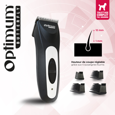 Tondeuse de coupe pour chien - Semi Pro - Optimum BUTTERFLY