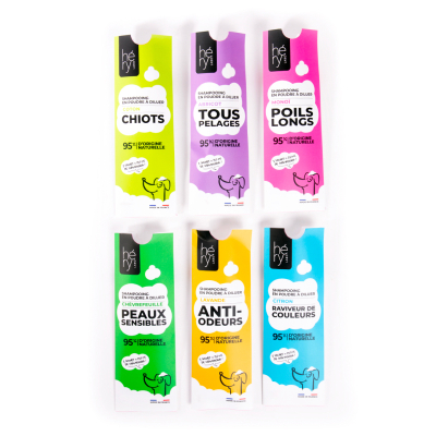 Shampooing Poudre Poils Longs Monoï - Héry Poudre