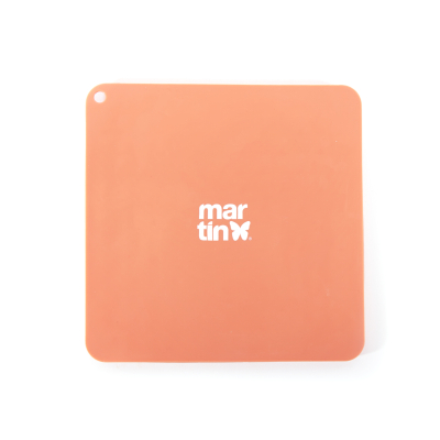 Tapis de léchage carré en silicone - Douceur - 20cm - rose 1