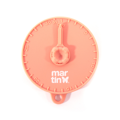 Silicone jar lid - Softness - 10cm - pink x 1