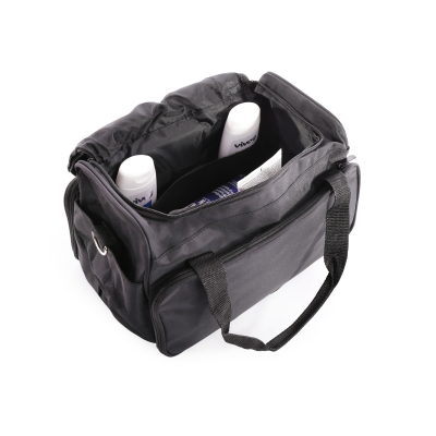 Sac de rangement multifonction Vivog noir avec multiples compartiments et bandoulière
