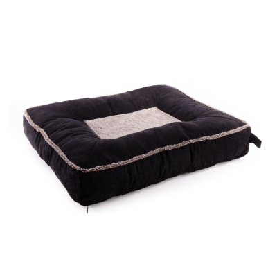 Thick rectangular cushion - Doudouzen - T80 - brown - 1