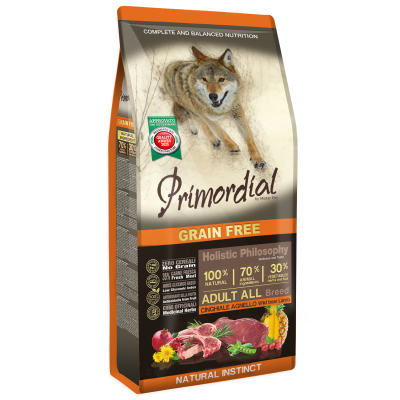 Croquette Primordial Dog Adulte Sanglier&Agneau - 2kg x 1