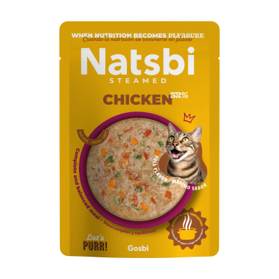 Natsbi chat Poulet 80G - X16