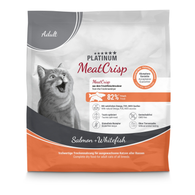 Croquette Platinum Meatcrisp Adulte poisson pour chat - 400g 1
