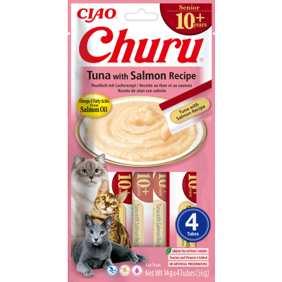 Purée CHURU au Thon pour Chat Sénior x12